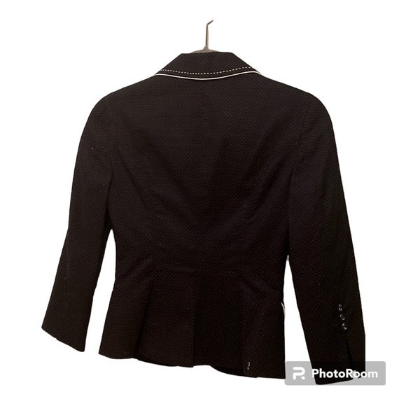 Bebe black/white blazer NWOT - Picture 3 of 17